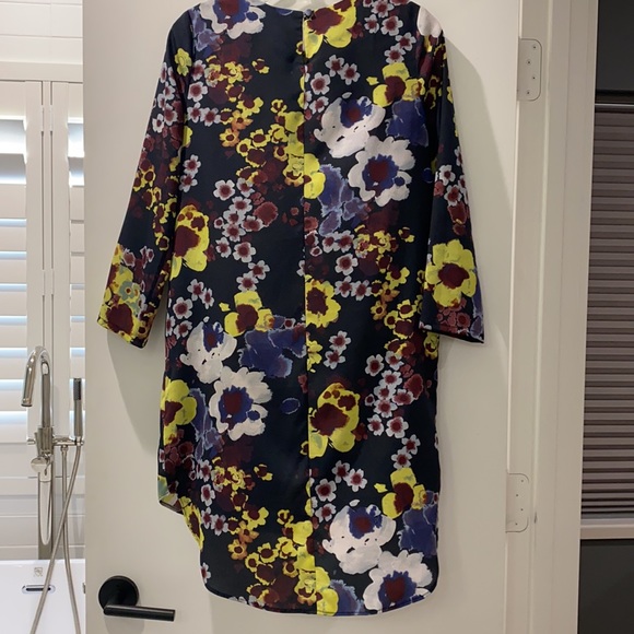 TOPSHOP Floral Shift Dress Womens US 6 Multicolor - Picture 3 of 3